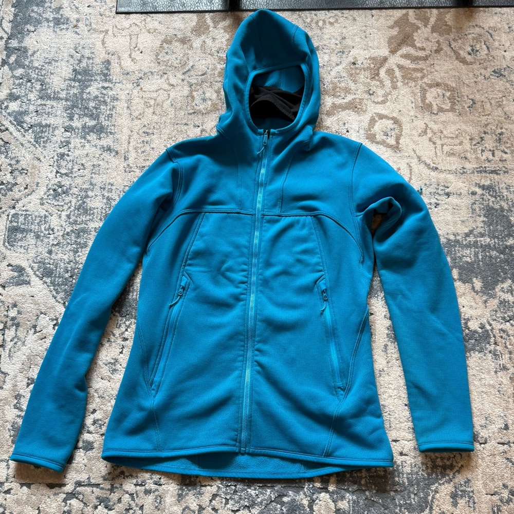 Arc’teryx Women's Blue Hooded Fleece Jacket